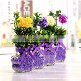 Creative Desktop Decoration Colorful Plastic Artificial Hydrangeas Potted thumbnail-1