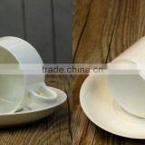 Haonai High Quality Hot Sale Bone China Bulk Tea Cup and Saucer thumbnail-2