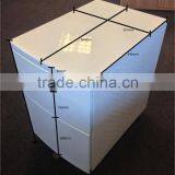 Steel Metal 3 Drawer Mobile Pedestal Movable Cabinet thumbnail-3