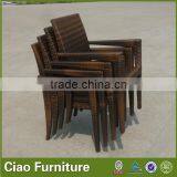 Outdoor Rattan Furniture Table and Chairs Wicker Dining Set thumbnail-4