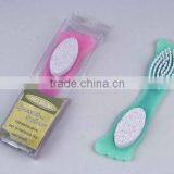 Handle Mini Plastic Nail Brush With File & Foot Brush thumbnail-1