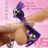 180 Degree Reversing Rotation Rabbit/Vibrating Cock Rings for Men thumbnail-1