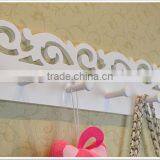 European White Fashion Wooden Wall Shelf thumbnail-1