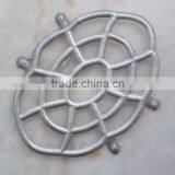Oval Shape Nickel Plated Trivet thumbnail-1