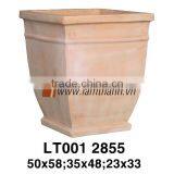 Vietnam High Quality Decorative White Wash Terracotta Planter thumbnail-1