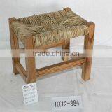 Antique Wooden Square Stool for Children thumbnail-1