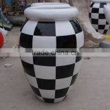 Large Fiberglass Modern Garden Pot thumbnail-4