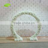 GNW FLW1508016 High Quality Silk Flowers Artificial Rose and Hydrangea Flower Wedding Arches for Sale thumbnail-1