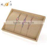 2015 China Supplier Wholesale Custom Linen Wooden Jewelry Packing Box thumbnail-1