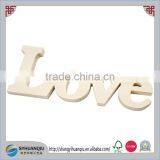 Wooden Decoration Letters Word - LOVE - Plain Craft Decorate Wood - 23cm - GIFT thumbnail-1