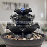 Three Tier Cascading Tabletop Fountain With LED Lights thumbnail-3