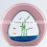 USB Desktop ABS Acrylic Aquarium Fish Tank With LED Light Water Pump thumbnail-2