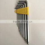 Factory Directly Galvanization 9PC Ball Point Allen Wrench Hex Key Hand Tool Set thumbnail-1