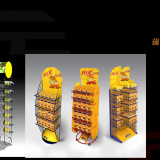 Metal Flooring Oil Display Rack Shelf,cosmetic Counter Showcase ,acrylic Display thumbnail-3