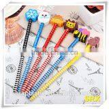 New Products Durable hb Wood Pencil, Cartoon Eraser Wood Pencil for Christmas, Cartoon Durable Wood Pencil Made in China thumbnail-1