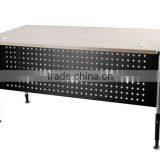 Factory Price Custom Made Leg Frame Modern Office Reception Desk thumbnail-2