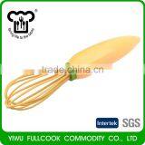 Unique Design Carrot Shape Silicone Manual Egg Beater Cook Tool thumbnail-2