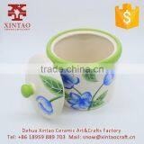 Gifts and Craft Ceramic Storage Containers Jars Canister Set White With Flower thumbnail-2