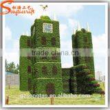 Artificial Grass Building Statues Plastic Artifical Grass Statue thumbnail-5