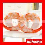 UCHOME 2017 Emulational Stuffed Plush Shrimp Neck Pillow Funny Shrimp Travel Pillow thumbnail-4
