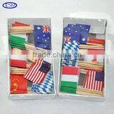 Party Decorative Chinese Bamboo Cocktail Flag Pick thumbnail-4