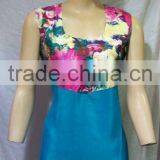 Fancy Silk Printed Kurtis