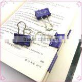 Advertising LOGO Printing Metal Binder Clip With Round Tin Box