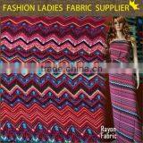 2016 Hot Sale Rayon Fabric Manufacturer Printed Rayon Viscose Fabric for Fashion Woven Pants Dress