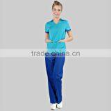 New Design Light Blue Hospital Nurse Uniform thumbnail-4