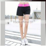 4 Needle 6 Thread Gym Wear Women Running Activewear Yoga Short Pants Booty Shorts For Wholesale thumbnail-3