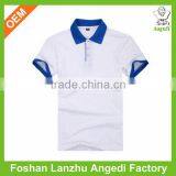 School Uniform or Advertising Blank Knitted S/s Polo Shirt for Printing thumbnail-1