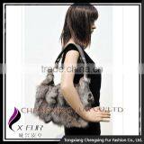 CX-H-48A High Quality Hot Sale Fashion Bags Elegant Genuine Fox Fur Ladies Handbags thumbnail-2