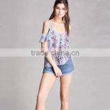 MAXINEGIO Women Emboridery Blouse Top thumbnail-2