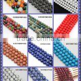 High Grade Natural Green Agate Stone Strand With Crystal Rhinestone Paving Crystal Natural Stone Beads for Diy Jewelry thumbnail-3