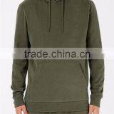 Plain Classic Fit Hoodie Khaki Army Green Oversized Men Sweat Shirts Custom Logo Design Clothings thumbnail-4