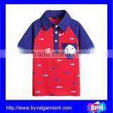 Fashion Kids Clothing Kids T-shirt 100% Cotton Polo Shirts For Children