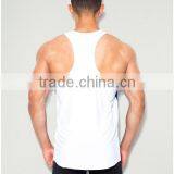 Blue Plain 100% Polyester Dry Fit Performance Training Vest With Mesh Panel Technical Sports Tank Top Blank Racerback Tank Top thumbnail-6