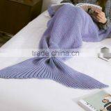 Hot Selling Adult/child/baby Mermaid Blanket Crochet Mermaid Tail Blanket thumbnail-4