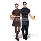 OEM Unisex Waiter Uniform and Restaurant Uniform With Apron thumbnail-1