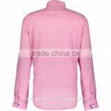 Stylish Casual Wear Men's Pink Cotton Fitted Shirt Wholesale Price thumbnail-2