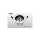 AC 120V 3w LED Recessed Ceiling Lights , 220lm LED Ceiling Light