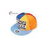 Six Panel Adjusteble Flat Brim Baseball Hats Printed Baseball Caps For Girls thumbnail-1