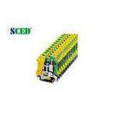 Double Decks Rail Mounted Terminal Blocks For Automation , 10.2mm