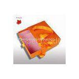 Orange Cardboard Drawer Boxes , Customized Gift Packaging Boxes