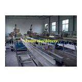 Wall Panel PVC Profile Extrusion Process 24 - 34kw With Cutting machine