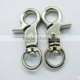 factory wholesale 1000pcs Hot Sale High Quality Zinc Alloy Carabiner Swivel Clasps For Key Ring buckle / 45CM