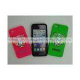 IPhone 5 / 5S Silicone Cell Phone Case 3D washable , eco-friendly