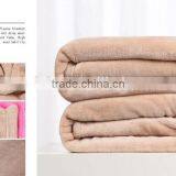 2015 Hot Sale Fabric China Factory Wholesale Throw Bedding Set 100% Polyester Solid Coral Fleece Blanket thumbnail-4