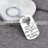 Fashion DIY Keychain and Necklace Heart Gift New Mommy Daddy Mother Father's Day thumbnail-6