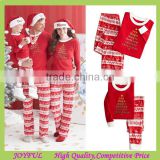 Hot sale popular fashion children christmas pajamas matching family christmas pajamas